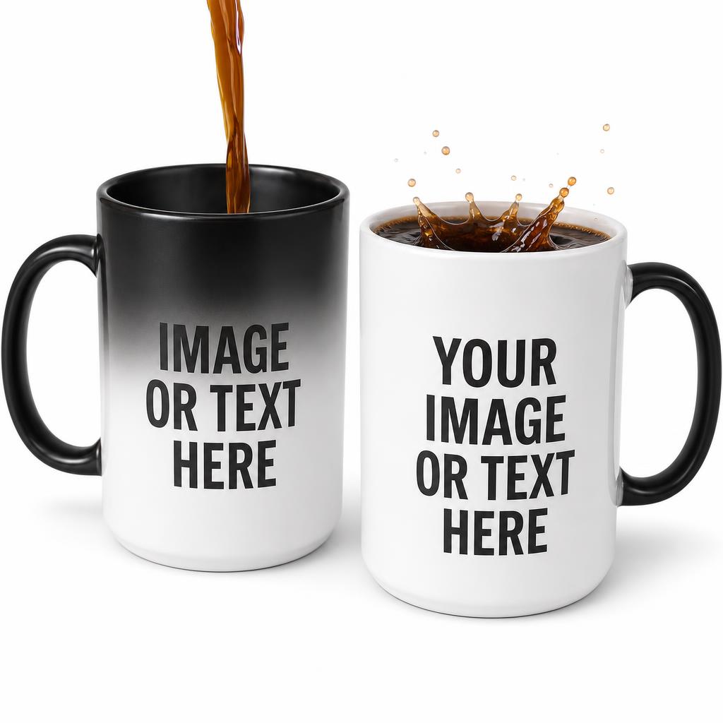Custom Heat Reveal 11 oz Mug